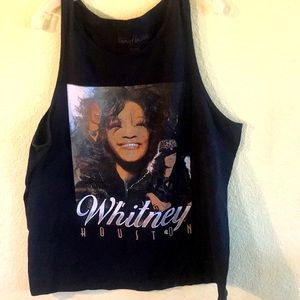 Black Whitney Houston tank top 2XL